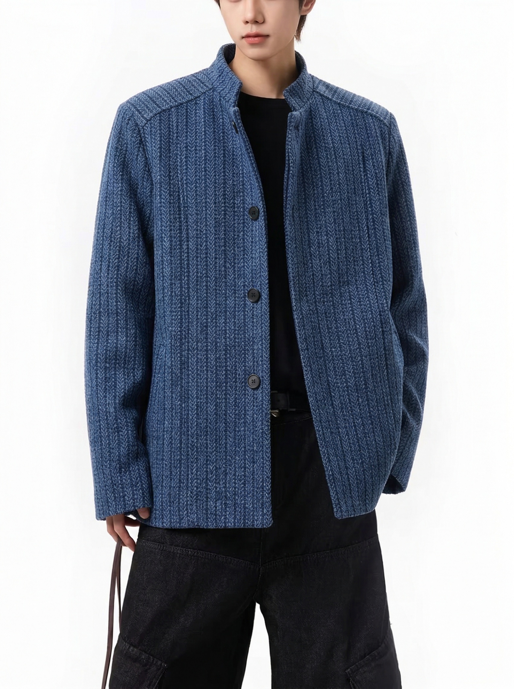 人字条提花牛仔 10FC659